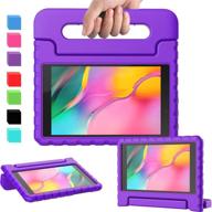 👧 avawo ultra-light samsung galaxy tab a 8.0 kids case 2019 ( t290/t295 ), shockproof convertible handle stand kid-friendly case for samsung tab a 8-inch release in 2019, purple logo