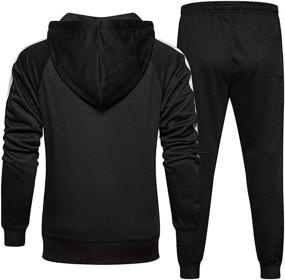 img 3 attached to 🏃 Lavnis Men's Casual Tracksuit - Long Sleeve Running Jogging Athletic Sports Set