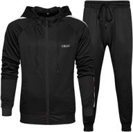 🏃 lavnis men's casual tracksuit - long sleeve running jogging athletic sports set логотип