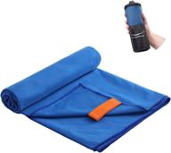 🏖️ chars camping towels microfiber sand free beach towel: compact, quick drying, for travel, gym, pool, yoga & more! логотип