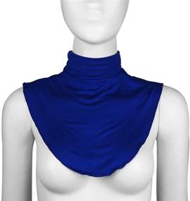 img 2 attached to IEFIEL Turtleneck Blouse Dickey Collar Women's Accessories for Scarves & Wraps