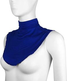 img 1 attached to IEFIEL Turtleneck Blouse Dickey Collar Women's Accessories for Scarves & Wraps