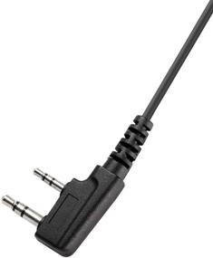 img 1 attached to 🔌 Highly Compatible Commountain Single Wire Earpiece for Baofeng, Kenwood, BTECH, Retevis Radios - Acoustic Tube Headset