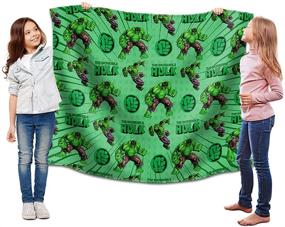 img 3 attached to 🦸 Superhero Blanket: Ultra Soft Plush Bed Blankets for Adults and Kids - Cozy, Lightweight Couch Throw (Size: 50"x40")