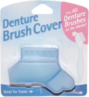 🪥 denture brush cover - universal fit for all denture brushes (blue) logo
