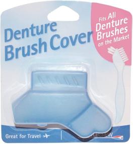 img 1 attached to 🪥 Denture Brush Cover - Universal Fit for All Denture Brushes (Blue)