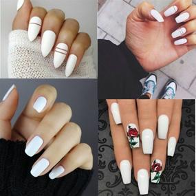 img 2 attached to Elite99 Гель-лак для ногтей для удаления - белый гель-лак для ногтей 💅 с уф-светодиодной лампой для исцеления для удивительной маникюрной нейл-арт.