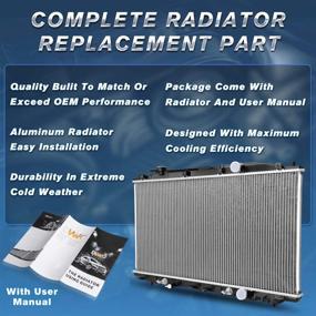 img 2 attached to Radiator 2008 2012 2012 2015 Crosstour DWRD1078