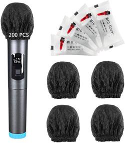 img 4 attached to Disposable Microphone Protective Individually Windscreen Accessories & Supplies