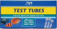🧪 enhanced api replacement test tubes with caps - ideal for api freshwater master test kit - 24 count box logo