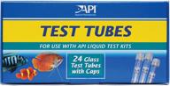 🧪 enhanced api replacement test tubes with caps - ideal for api freshwater master test kit - 24 count box логотип