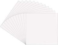 egosky 12-pack 7mil blank stencil sheets - 12x12 inch mylar template material for cricut & silhouette machines logo