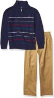 nautica roasted sweater pants - модная одежда для мальчиков logo