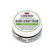 🧔 cremo mint blend beard & scruff cream: ultimate moisturizer, styler, and itch-reducer for all facial hair lengths, 4 oz logo