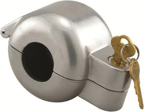 img 3 attached to 🔒 PRIME-LINE S 4180 Door Knob Lock-Out Device – Enhanced Security, Restricts Door Knob Turn and Keyhole Access – Ideal for Home Rentals, Evictions, Job Sites and More – Keyed Alike, color may vary, Gray