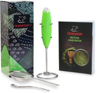 🍵 teanagoo matcha set - electric whisk & stand, stainless steel scoop & sifter, handbook. 5pcs/set - ideal for matcha beginners. matcha whisk, mini whisk, electric frother, matcha wisk, matcha frother логотип