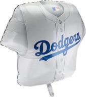 anagram international la dodgers jersey foil-flat, multicolor 24-inch логотип