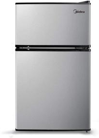 img 4 attached to 🥶 Midea WHD-113FSS1 Compact Refrigerator - 3.1 Cu. Ft. Stainless Steel