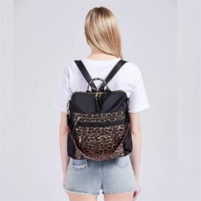 img 1 attached to 🎒 Легкая съемная женская сумка и кошельки модный рюкзак с функцией анти-угон