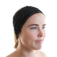 🎀 lifesoft 100-pack disposable facial spa headbands, individually wrapped (black) logo