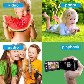 img 3 attached to 📸 Heegomn Mini Digital Video Camera for Kids & Teens – Full HD 1080P, 20FPS, 12MP, 2.8 Inch LCD, 270 Degree Rotation