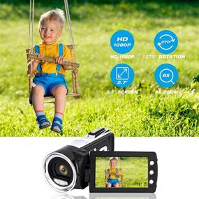 img 2 attached to 📸 Heegomn Mini Digital Video Camera for Kids & Teens – Full HD 1080P, 20FPS, 12MP, 2.8 Inch LCD, 270 Degree Rotation