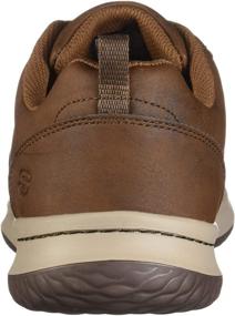 img 2 attached to Skechers Delson Antigo Oxfords Brown Men's Shoes for Fashion Sneakers