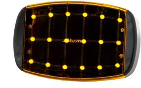 img 1 attached to 🚨 Maxxima SDL-50-A: Ultra-Bright Amber LED Emergency Flashing Light with 18 LEDs