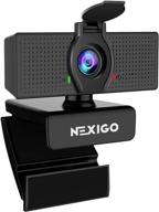 📷 nexigo n60 1080p hd webcam with microphone: crystal clear video & enhanced privacy for zoom/skype/teams conferencing and video calling logo