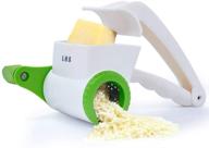 efficient lhs rotary cheese graters: hand 🧀 crank cutter for hard cheese, chocolate, nuts, and more logo