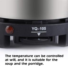 img 3 attached to Compact and Convenient: Portable Electric Stove with 500W Single Heating Plate for Efficient Cooking