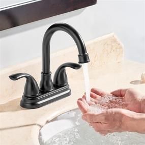 img 3 attached to 🚰 Anza 2-Handle Centerset Bathroom Faucet