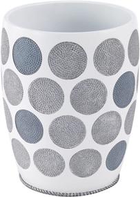 img 1 attached to Avanti Linens 13870F WHT Wastebasket