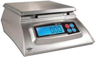 my weigh kd-7000 kitchen and craft digital scale, silver with bonus ac adapter logo