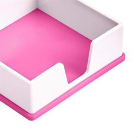 img 2 attached to 📝 Amazon Basics Pink and White Sticky Note Holder: Organize and Personalize Your Workspace!