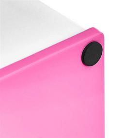 img 1 attached to 📝 Amazon Basics Pink and White Sticky Note Holder: Organize and Personalize Your Workspace!