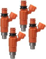 🚤 goodeal 4pcs fuel injector flow matched 68v-8a360-00-00 yamaha outboard 115 hp marine logo