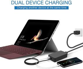 img 1 attached to 🔌 High-Quality 44W Surface Pro Charger for Microsoft Surface Devices: Surface Book 1/2, Laptop 1/2/3, Pro 7/6/5/4/3/X, Go 1/2