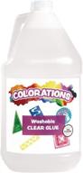 🎨 colorations washable clear glue: ideal for crafts, home, office & school projects logo