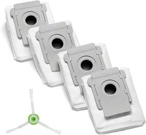 img 4 attached to 🧳 4-Pack Vacuum Bags for iRobot Roomba i &amp; s Series: i(7150), i7+ (7550), i3+ (3550), i6+ (6550), i8+ (8550), s9 (9150), s9 Plus (9550, 955020) - Clean Base Auto Dirt Disposal Bags