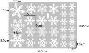 img 2 attached to Наклейки MBODM «Снежинка на окно»