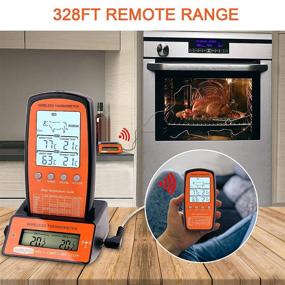 img 2 attached to HTMZ Wireless Thermometer Digital Instant Kitchen & Dining