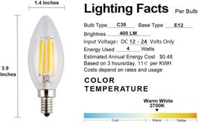 img 2 attached to 🔦 OPALRAY Candelabra Dimmable Incandescent Replacement: Industrial Electrical and Lighting Components - A Comprehensive Review and Comparison