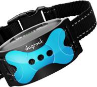 🐶 dogrook rechargeable bark collar - humane, non-shock solution - vibration & beep - training for small to large dogs - no remote control - 11-110 lbs логотип