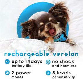 img 3 attached to 🐶 DogRook Rechargeable Bark Collar - Humane, Non-Shock Solution - Vibration & Beep - Training for Small to Large Dogs - No Remote Control - 11-110 lbs