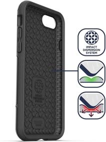 img 1 attached to 📱 Enhanced Protection: Encased iPhone SE Belt Clip Holster Case (2020 Rebel Armor) - Full Body Cover with Holder (Black)