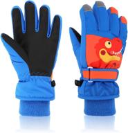 yidomto waterproof warmest black xs men's gloves: stay dry and warm with these essential accessories logo