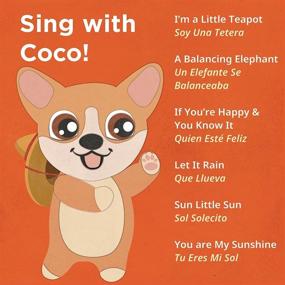 img 1 attached to 📚 Coco Learns Spanish: Musical Spanish Books for Kids, Bilingual Children's Books & Baby Toys - Vol. 2
