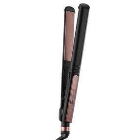 img 4 attached to 🌹 Effortless Styling: INFINITIPRO BY CONAIR Rose Gold Ceramic Flat Iron, 1 Inch