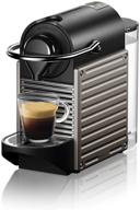 ☕ nespresso bec430ttn pixie espresso machine by breville, titan - enjoy crave-worthy espresso at home! logo